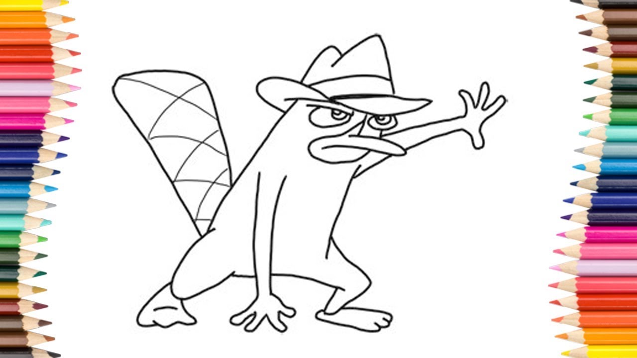 1280x720 how to draw perry the platypus - Perry Platypus Drawing