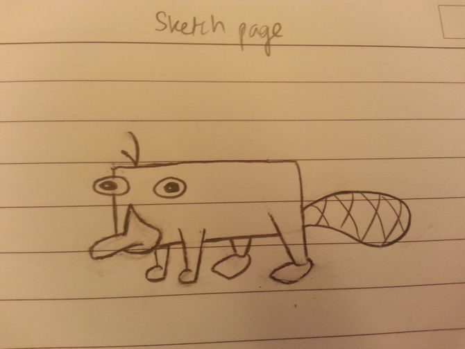 670x503 how to draw perry the platypus - Perry Platypus Drawing