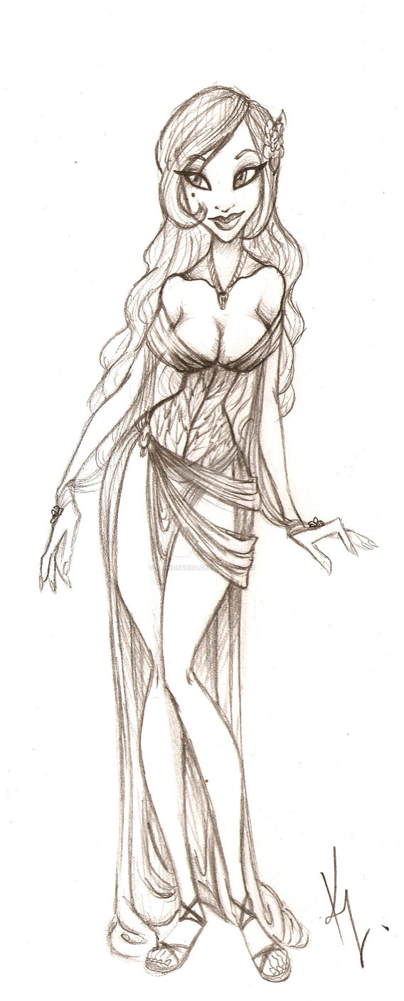 568x1408 Redesigned Persephone - Persephone Drawing