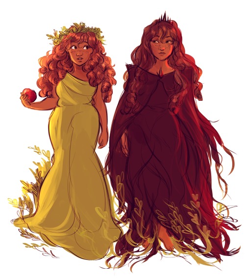 500x568 Drawing Persephone Bevsi - Persephone Drawing