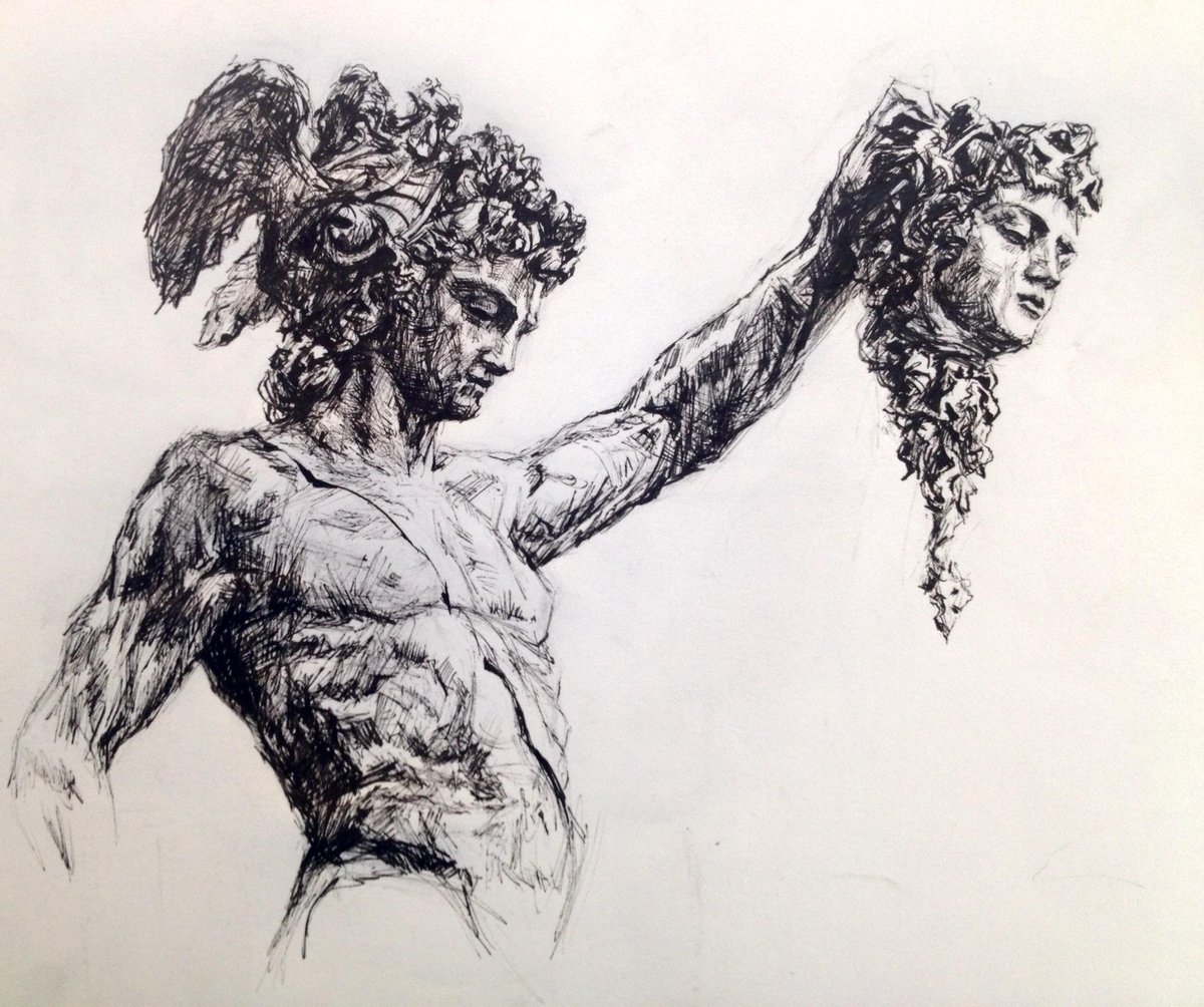 Matthew Mchugh On Twitter - Perseus Drawing. 