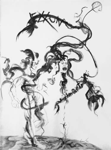 375x504 Perseus Slays Medusa Drawing - Perseus Drawing