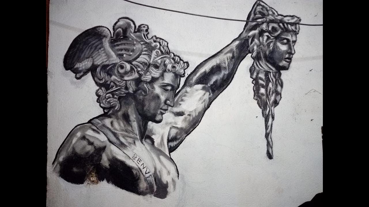 1280x720 Perseus With The Head Of Medusa - Perseus Drawing
