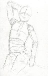 193x302 how to draw a realistic person, draw a real person, step - Person Drawing