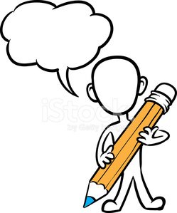 249x299 Doodle Small Person Drawing With Pencil Premium Clipart - Person Drawing Clip Art