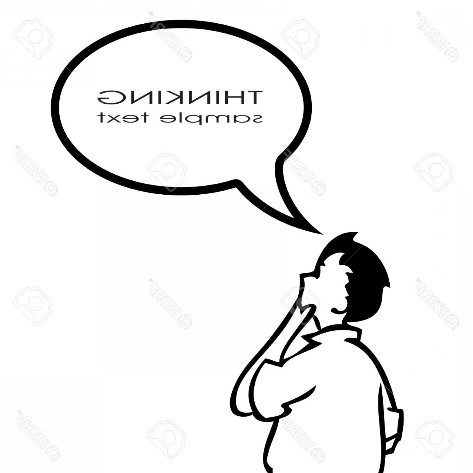 1560x1560 person thinking vector drawing soidergi - Person Drawing Clip Art