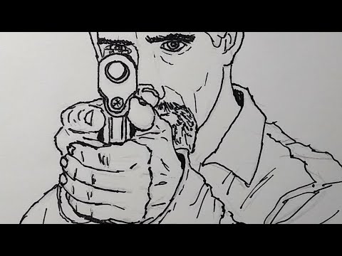 480x360 how i draw a person, staring down a gun barrel !!! southern - Person Looking Down Drawing