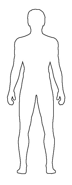 Outline Drawing Of Person