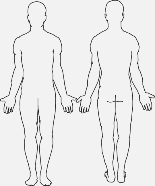 540x649 Top Wild Human Body Outline Printable Jeettp - Person Outline Drawing