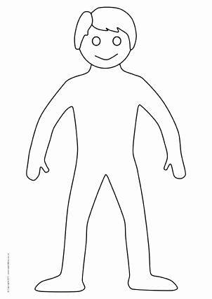302x427 beautiful human body outline images brochure templates - Person Outline Drawing