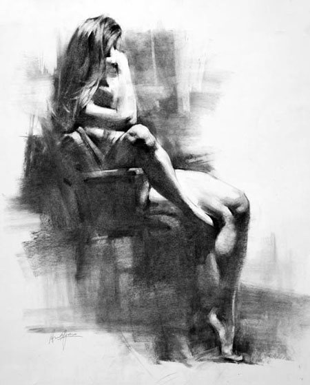 450x559 what's so hard about sitting in a chair - Person Sitting In Chair Drawing