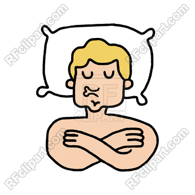 400x400 guy on pillow sleeps cartoon sleeping man drawing vector image - Person Sleeping Drawing