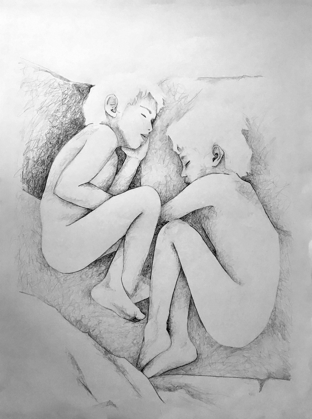 1000x1341 sleep drawing person for free download - Person Sleeping Drawing