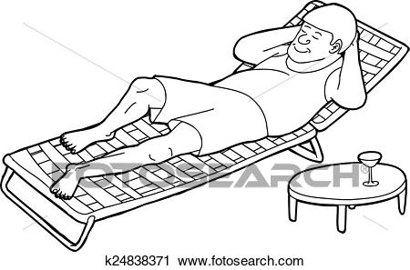 450x297 man sleeping chair clipart clip art images - Person Sleeping Drawing