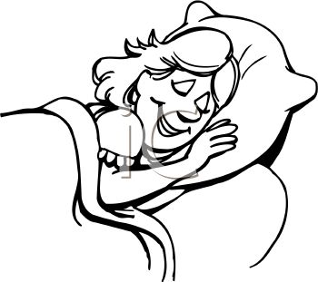 350x311 person sleeping clipart clip art images - Person Sleeping Drawing