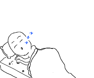 300x250 person sleeping drawing - Person Sleeping Drawing