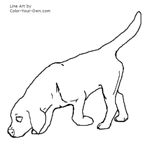 500x500 huge collection of 'beagle line drawing' download more than - Personalized Dog Line Drawing Art