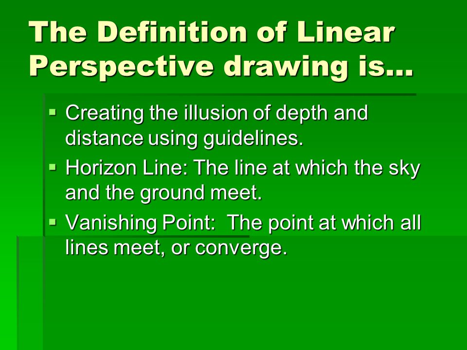 960x720 perspective drawing th grade art the definition of linear - Perspective Drawing Definition
