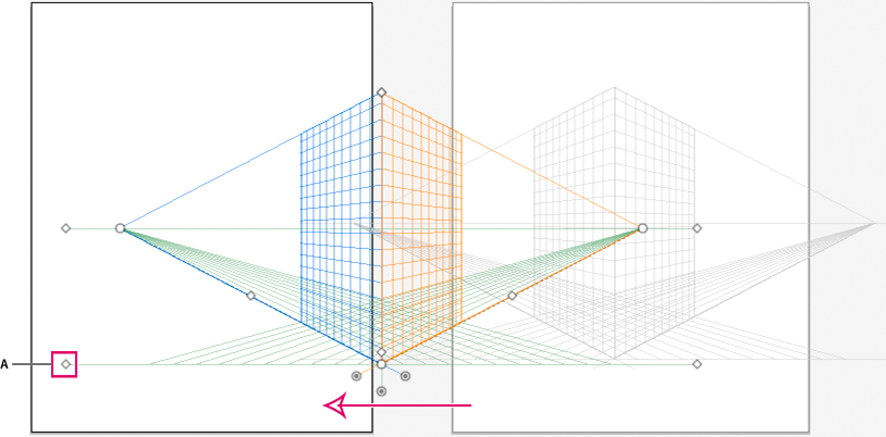 814x402 How To Draw Artwork In Perspective In Illustrator - Perspective Grid Drawing