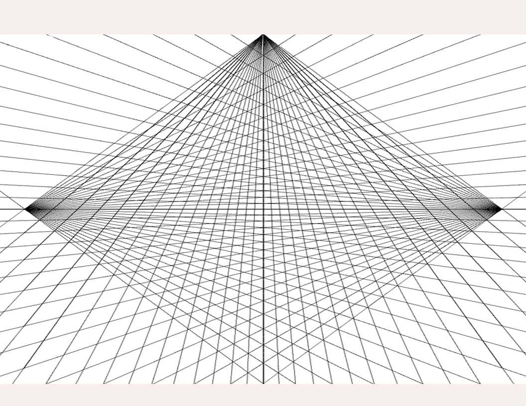 1056x816 the helpful art teacher three point perspective worm's eye vs - Perspective Grid Drawing