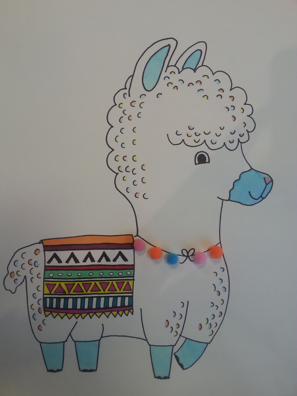 1200x1600 a faithful attempt baby llama drawings - Peruvian Drawings