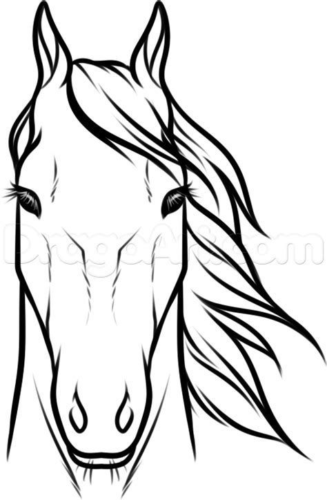 474x724 Draw Horse Heads And Faces, Step - Pet Animals Drawing