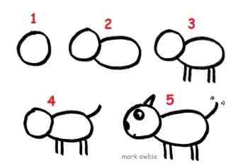 350x237 How To Draw A Stick Dog - Pet Drawing