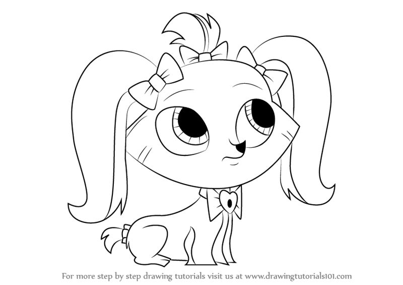800x565 Learn How To Draw Princess Stori Jameson From Littlest Pet Shop - Pet Shop Drawing