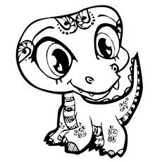 230x230 Littlest Pet Shop Coloring Pages For Kids - Pet Shop Drawing