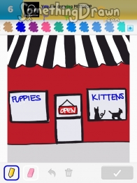 196x261  - Pet Shop Drawing