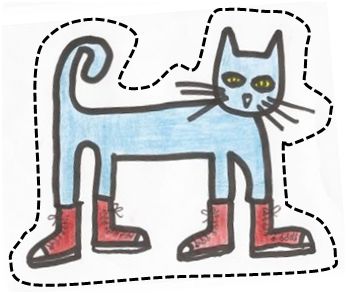 347x294 mrs miner's kindergarten monkey business who loves pete the cat - Pete The Cat Drawing