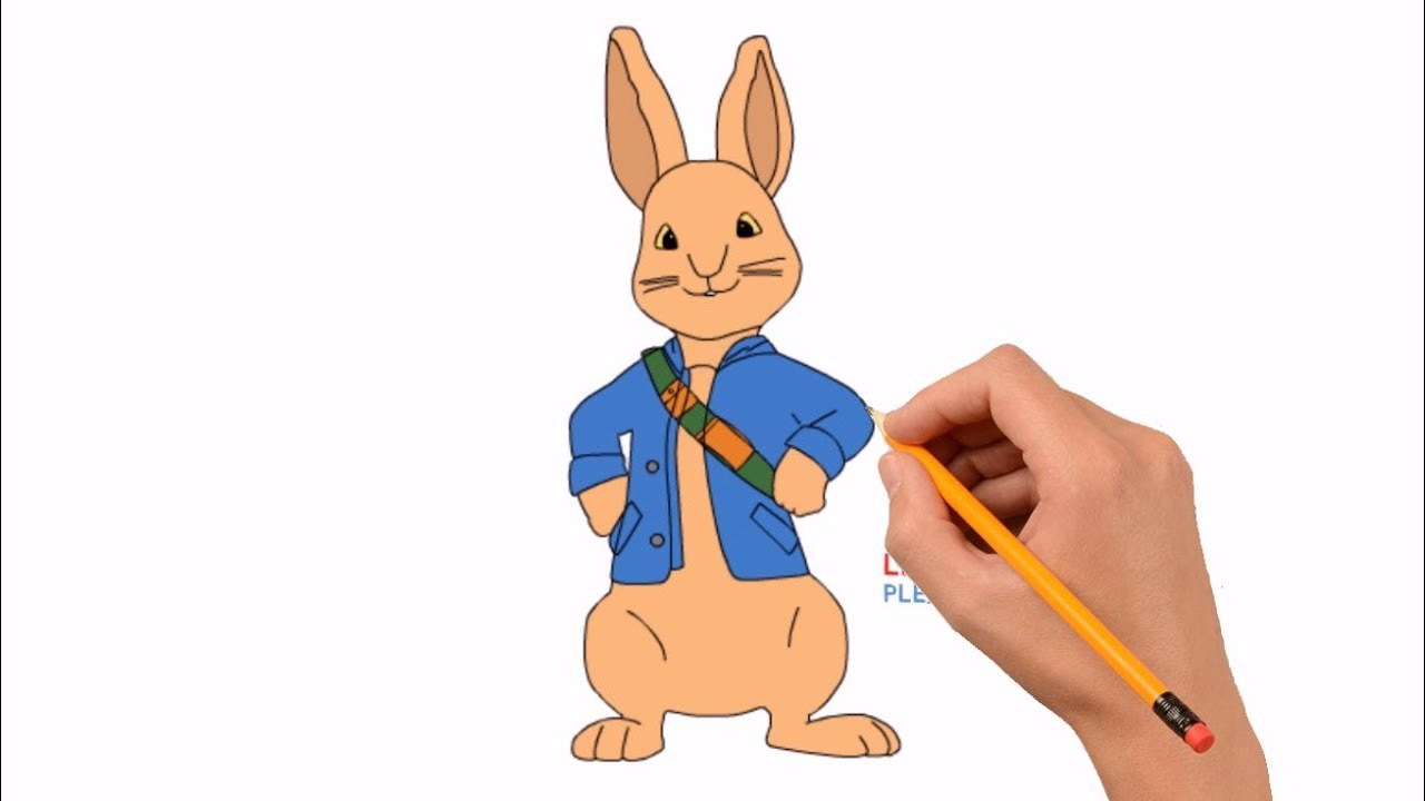 1280x720 how to draw peter rabbit step - Peter Drawinging