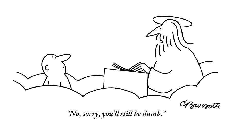 900x491 St Peter Talks To A Man At The Pearly Gates - Peter Drawinging