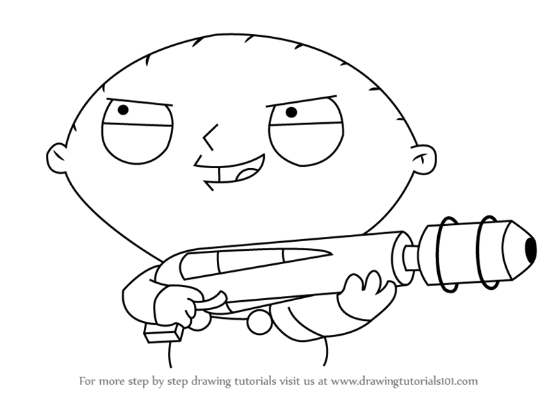 800x567 Learn How To Draw Evil Stewie From Family Guy - Peter Griffin Drawing