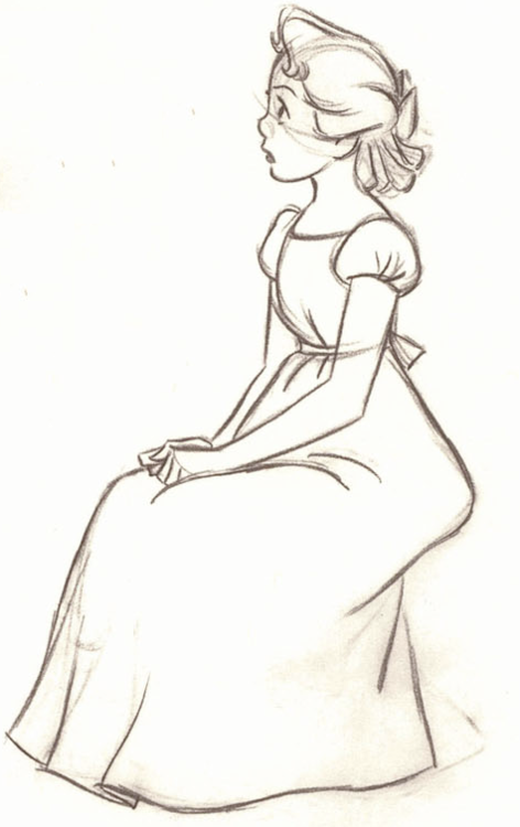 472x750 Wendy, Disney's Peter Pan My Artistic Side Disney Drawings - Peter Pan And Wendy Drawing