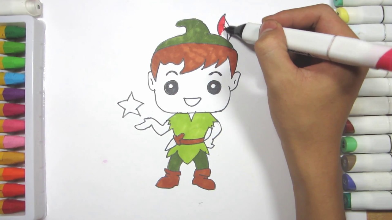 Peter Pan Drawing For Kids