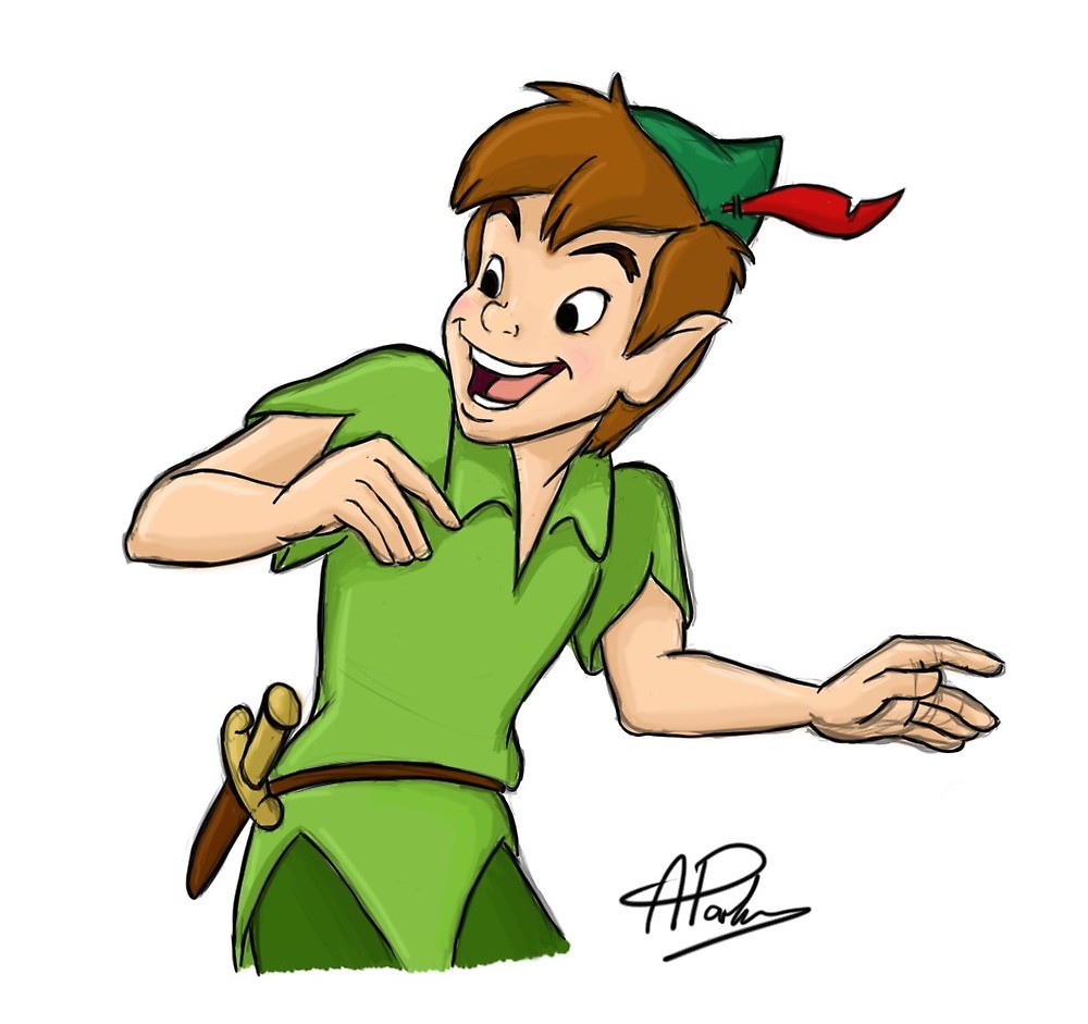 Peter Pan Drawing at PaintingValley.com | Explore collection of Peter ...