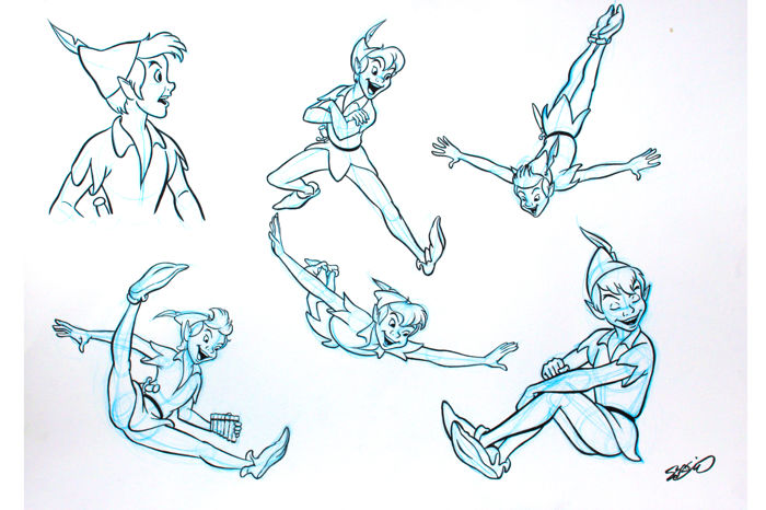 700x466 garrido, sergio - Peter Pan Drawing