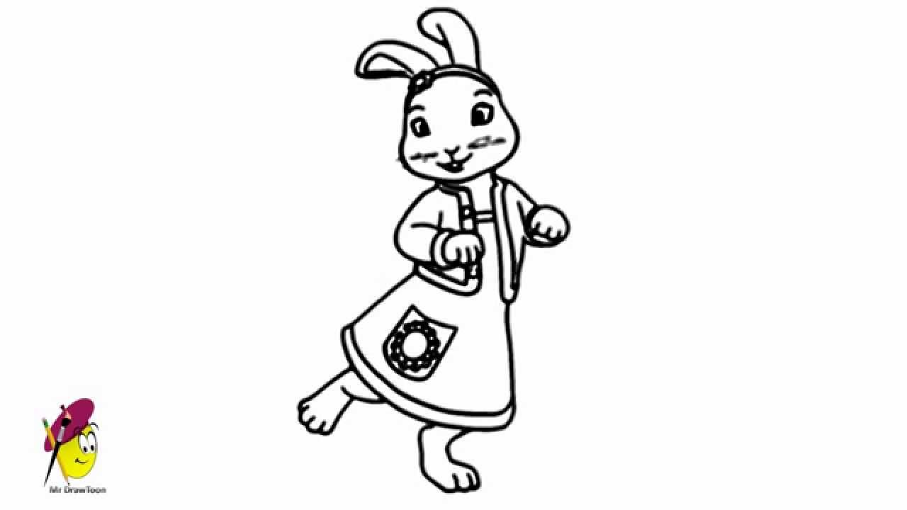 1280x720 Lily - Peter Rabbit Drawing