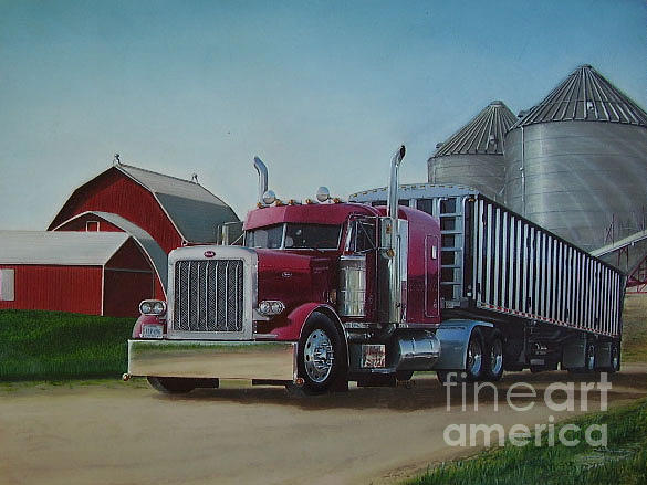 585x439 peterbilt drawing - Peterbilt Drawing