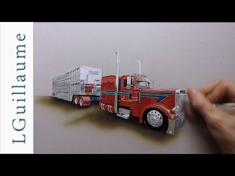 480x360 drawing of peterbilt - Peterbilt Drawing