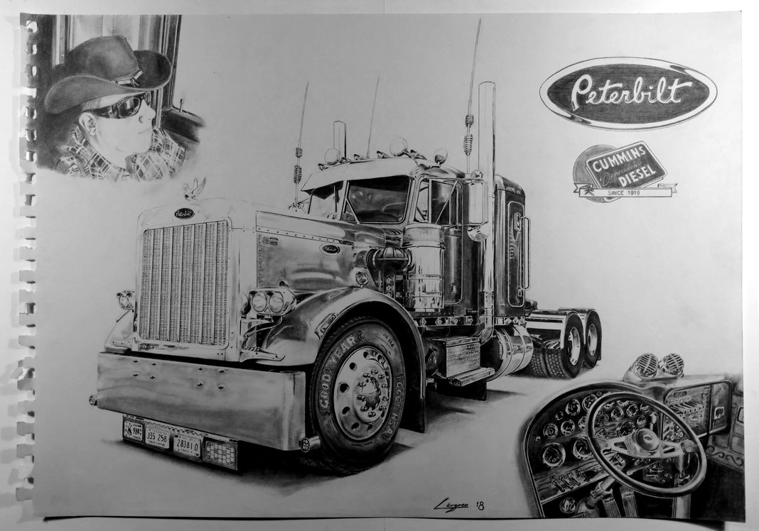 Peterbilt Drawing at Explore collection of