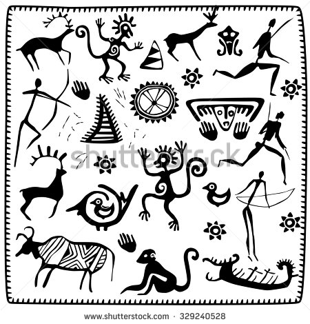 Petroglyph Drawings
