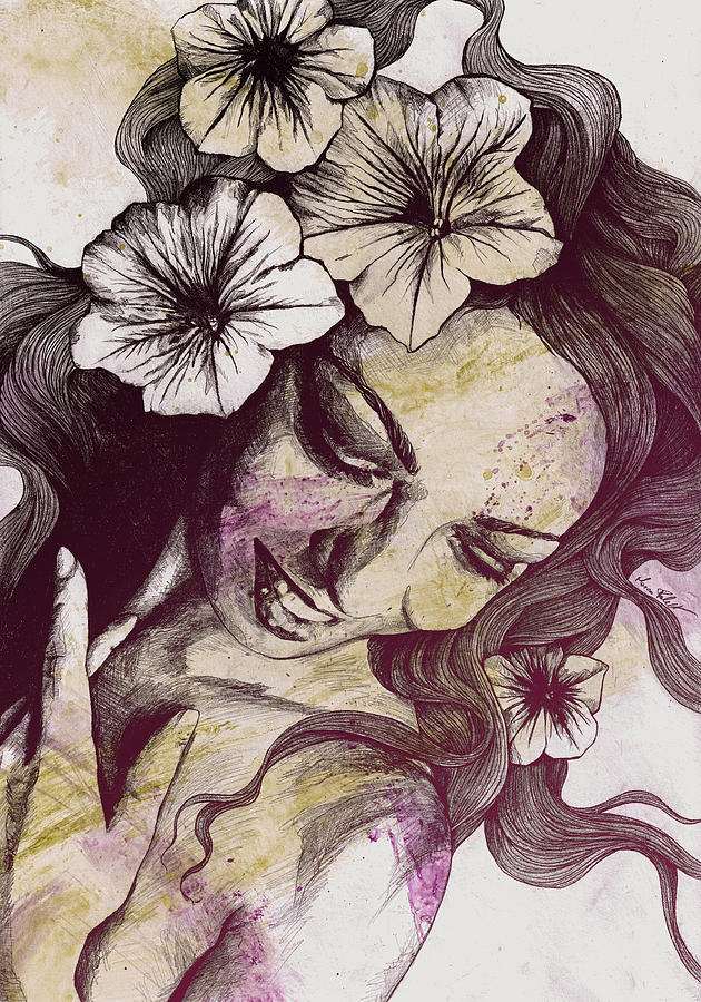 630x900 In The Year Of Our Lord - Petunia Drawing