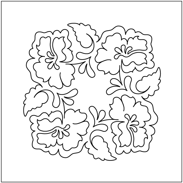 600x599 Petunia - Petunia Drawing