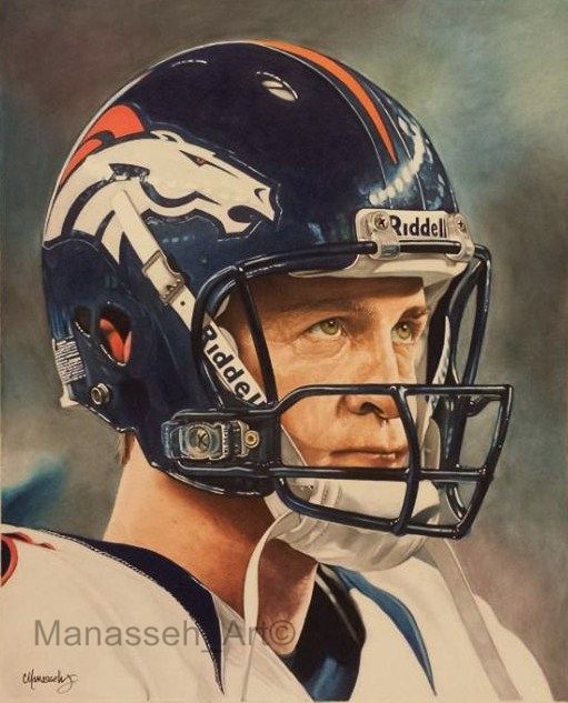 511x633 Peyton Manning Drawing - Peyton Manning Drawing