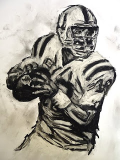 240x320 The Man With The Platinum Arm - Peyton Manning Drawing