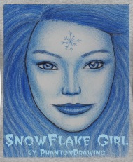 190x231 phantom drawing shop snowflake girl womens premium t shirt - Phantom Drawing