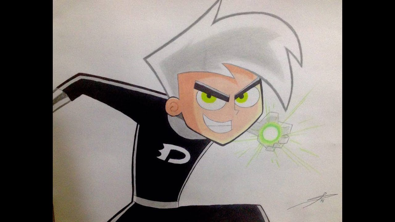 1280x720 speed drawing danny phantomdibujo danny phantom - Phantom Drawing