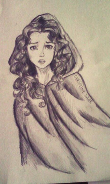 432x720 Phantom Of The Opera Christine Daae - Phantom Of The Opera Drawing